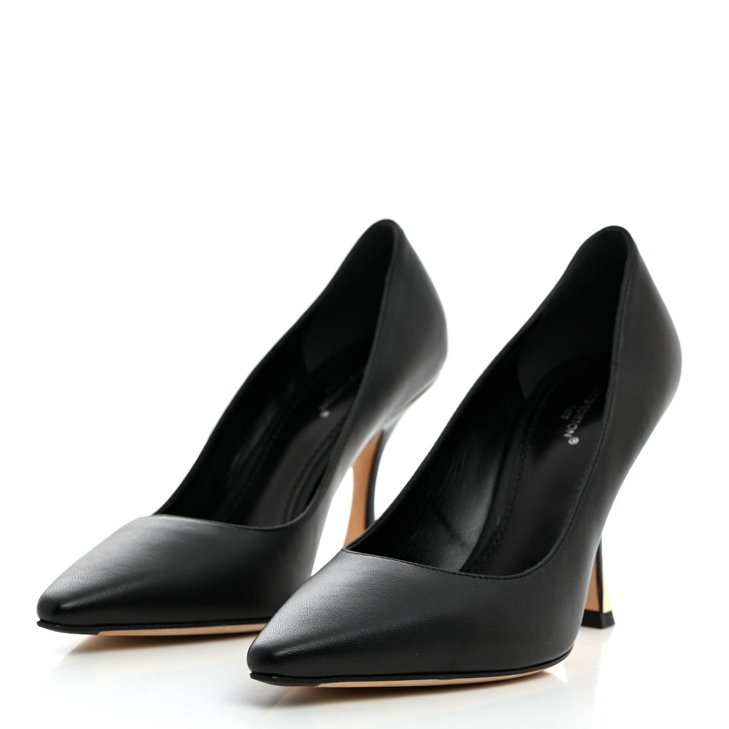 Louis Vuitton Lambskin Sparkle Pumps 36 Black 3 of 9