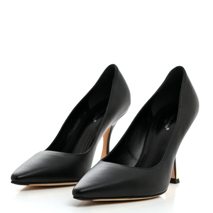 Louis Vuitton Lambskin Sparkle Pumps 36 Black 3 of 9