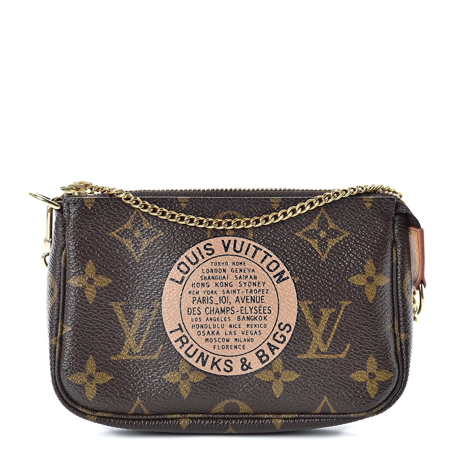 Louis Vuitton Monogram Complice Trunks and Bags Mini Pochette Accessories Beige 1 of 7