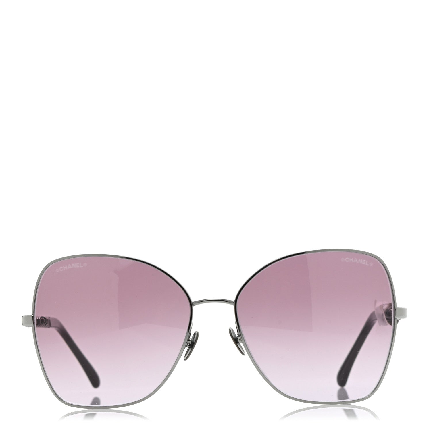 Chanel Metal Square Frame Chain Sunglasses 4274-Q 2 of 8