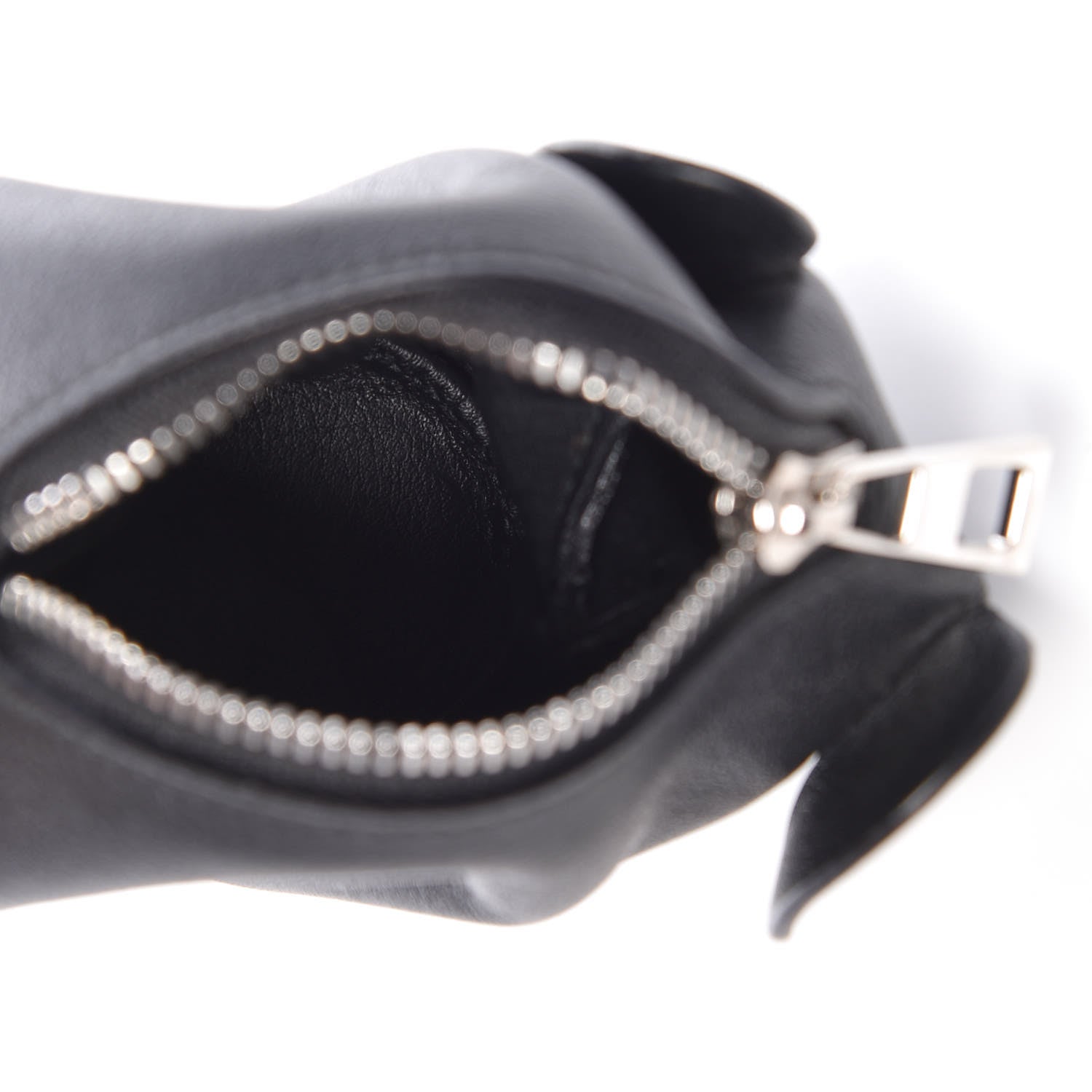 Loewe Calfskin Elephant Coin Purse Black 5 of 6