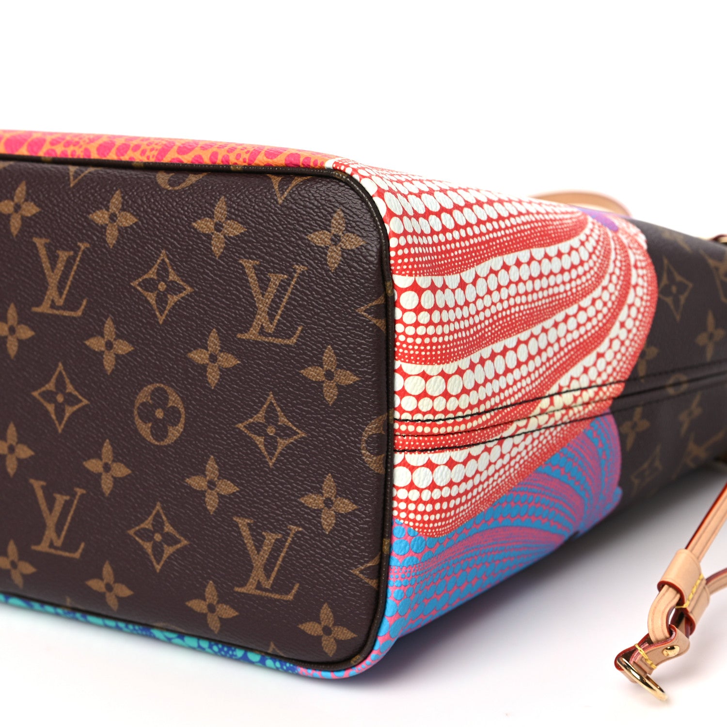 Louis Vuitton LV X YK Monogram Kusama Pumpkin Neverfull MM 11 of 12