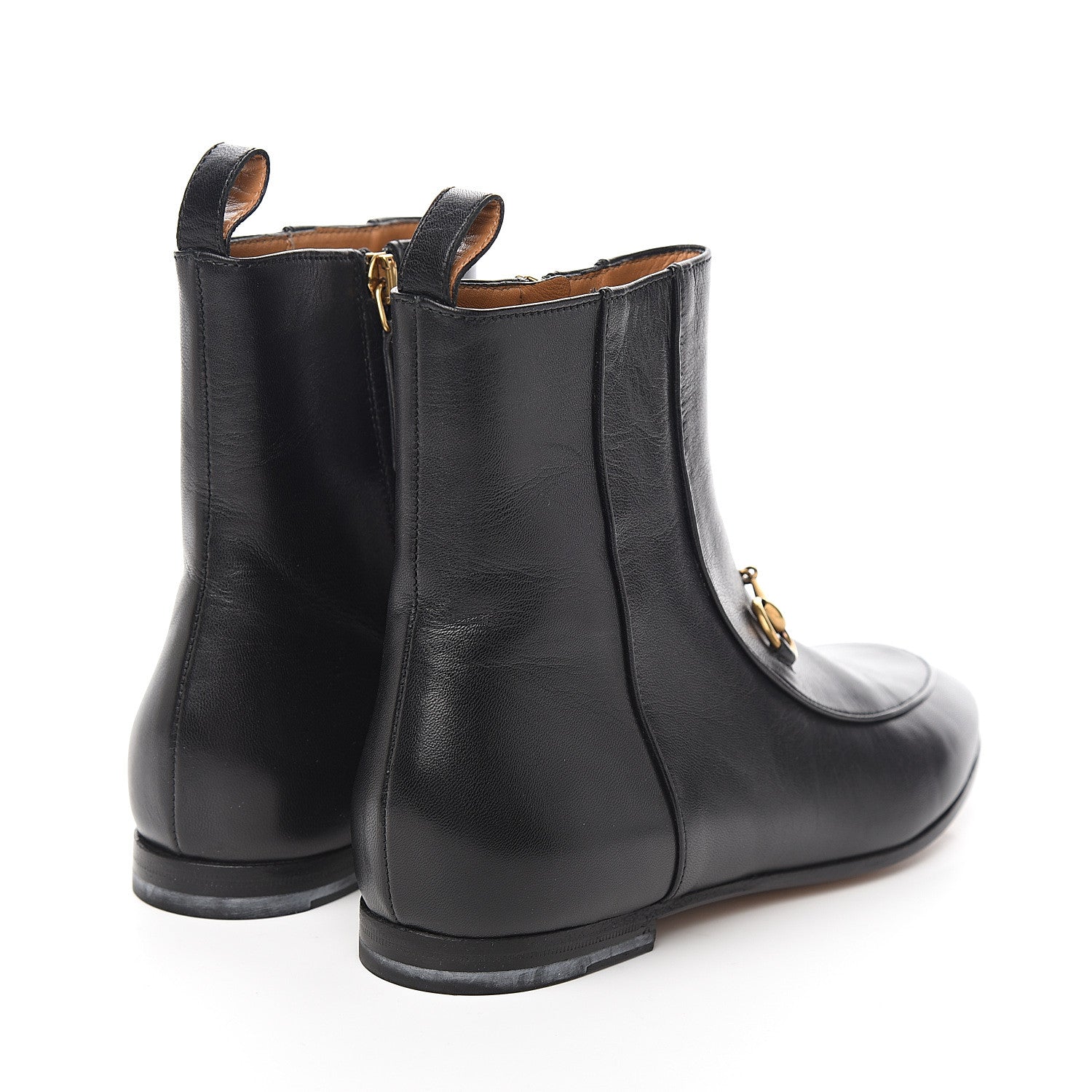 Gucci Malaga Kid Womens Jordaan Ankle Boots 35.5 Black 4 of 9
