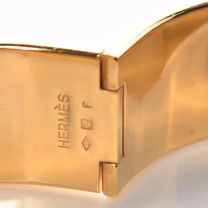 Hermes Enamel Wide Clic Clac H Bracelet PM Craie 4 of 6