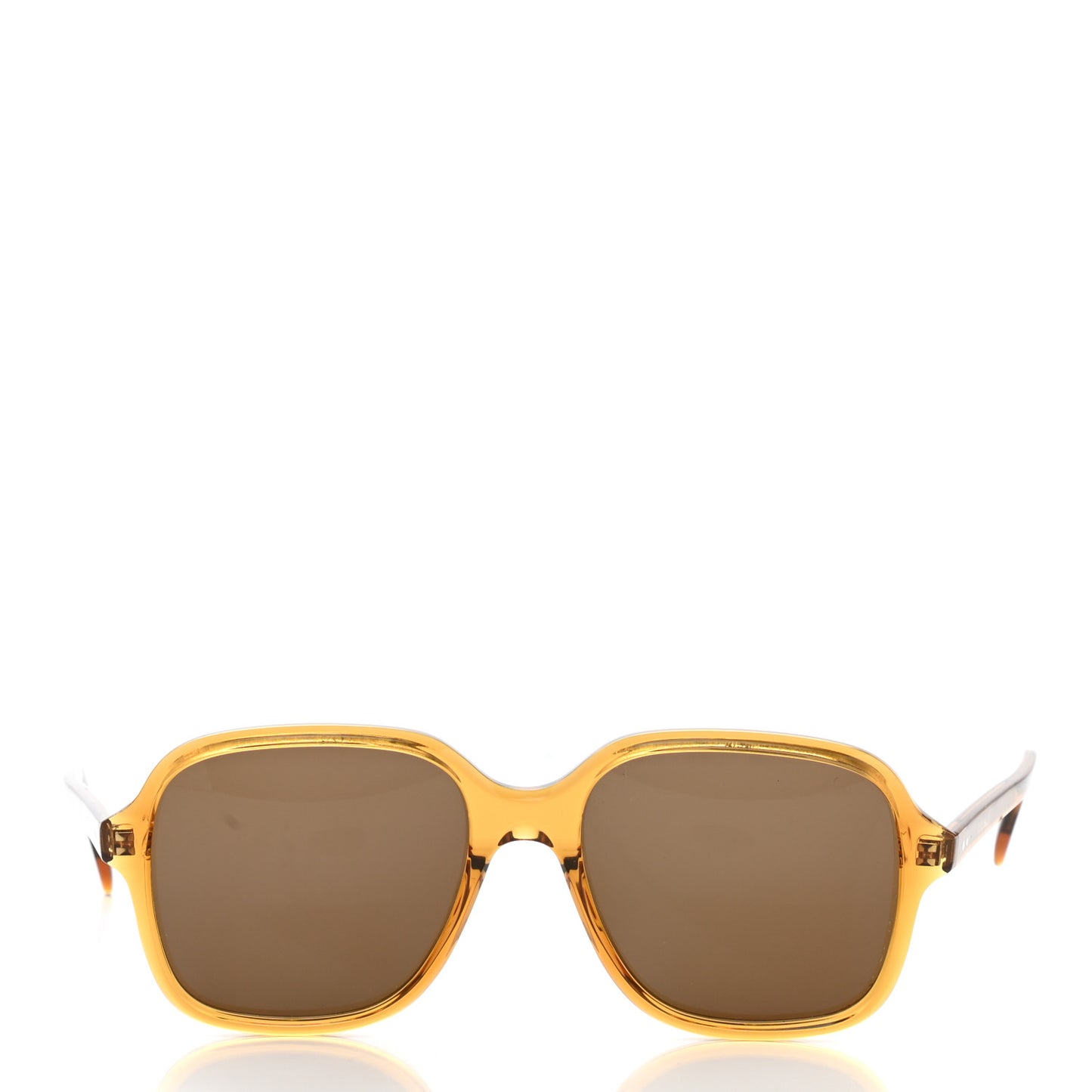 Acetate Square Sunglasses CL40173I Yellow