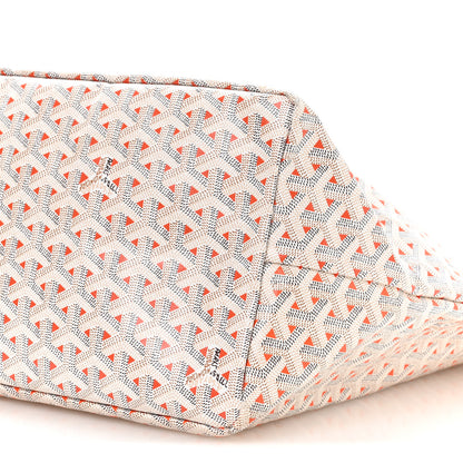 Goyard Goyardine Saint Louis Claire Voie GM White Orange 11 of 11