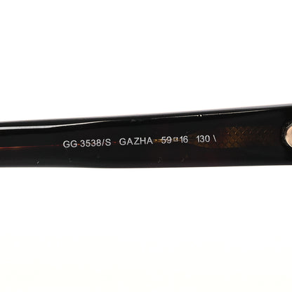 Gucci Acetate Shell Web GG 3538/S Sunglasses Tortoise 5 of 8