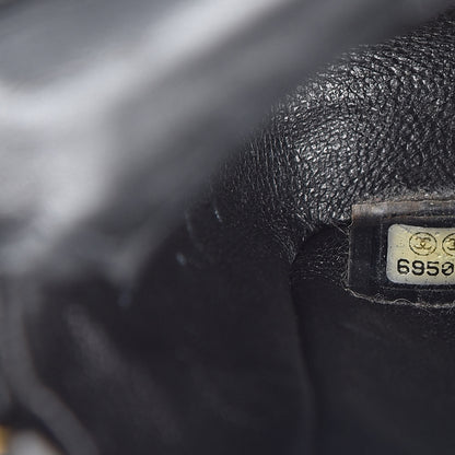 Chanel Lambskin East West Chocolate Bar Flap Black 8 of 17