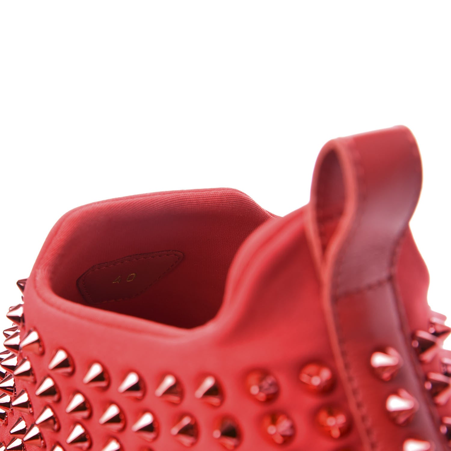 Christian Louboutin Neoprene Spike Sock Donna Flat Sneakers 40 Loubi 10 of 11