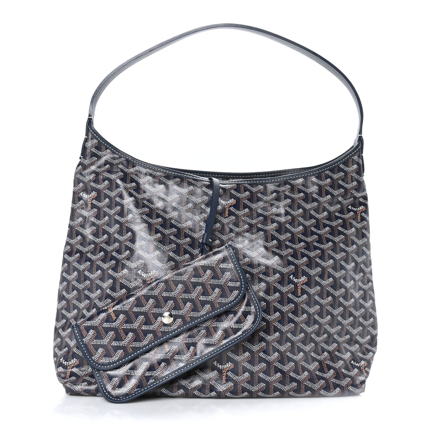 Goyardine Boheme Hobo Navy Blue