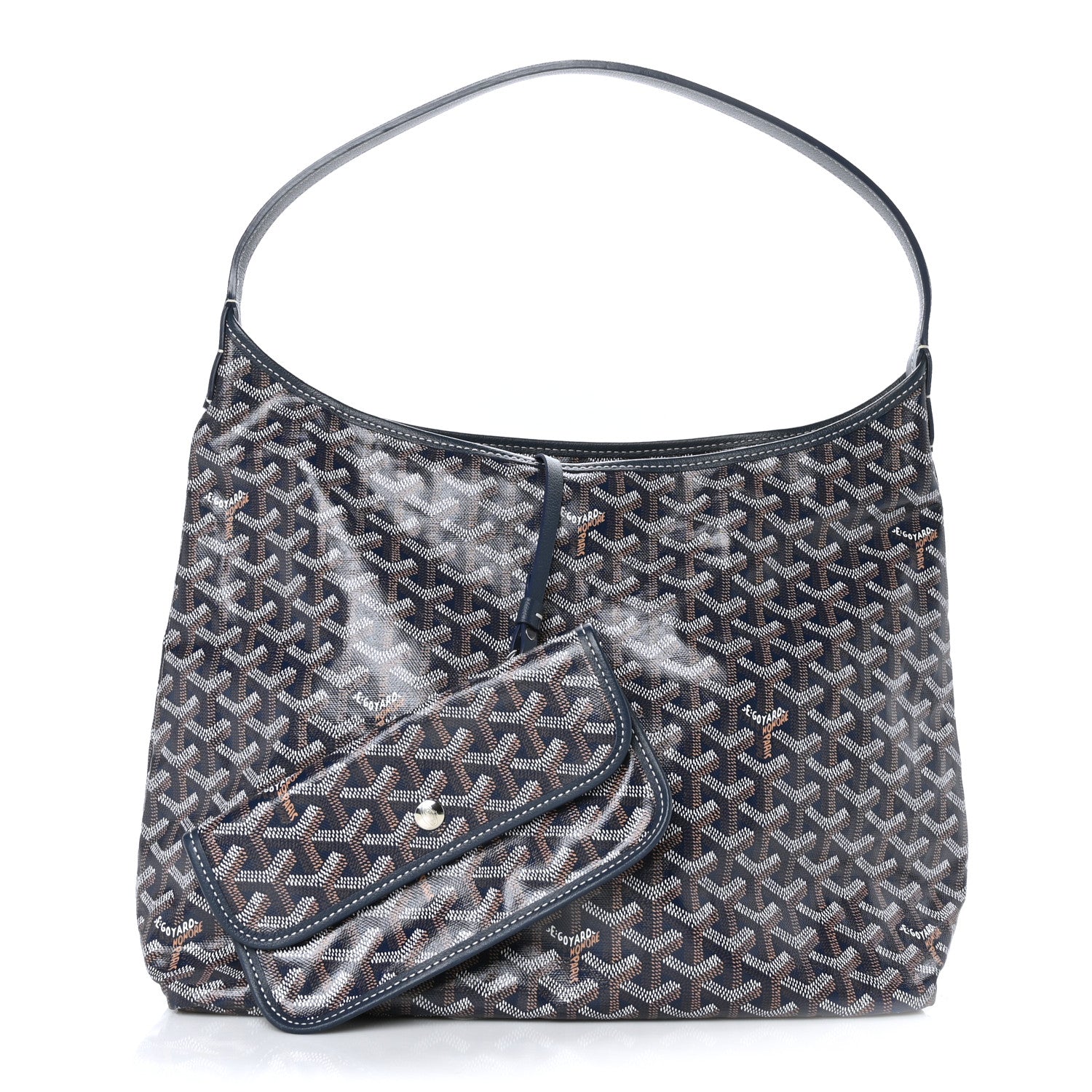 Goyard Goyardine Boheme Hobo Navy Blue 3 of 10