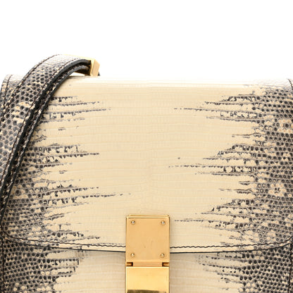 Celine Lizard Small Classic Box Flap Bag Natural 7 of 11