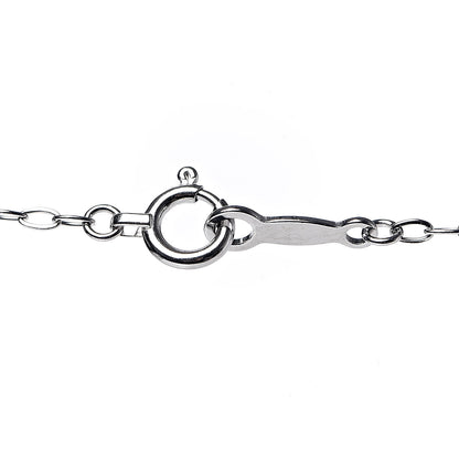 Mikimoto 18K White Gold Diamond Akoya Pearl 7mm Circle Pendant Necklace 4 of 6