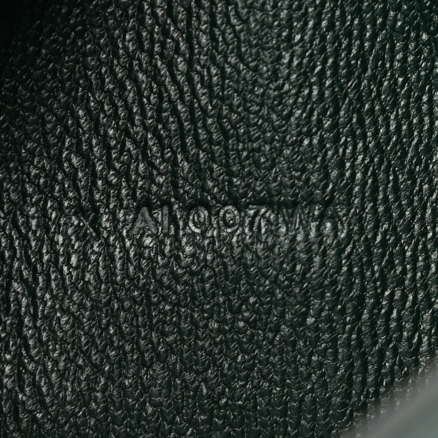 Matte Alligator Lizard Bearn Gusset Wallet Ombre Vert Fonce