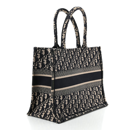 Christian Dior Oblique Medium Book Tote Blue Multicolor 3 of 11