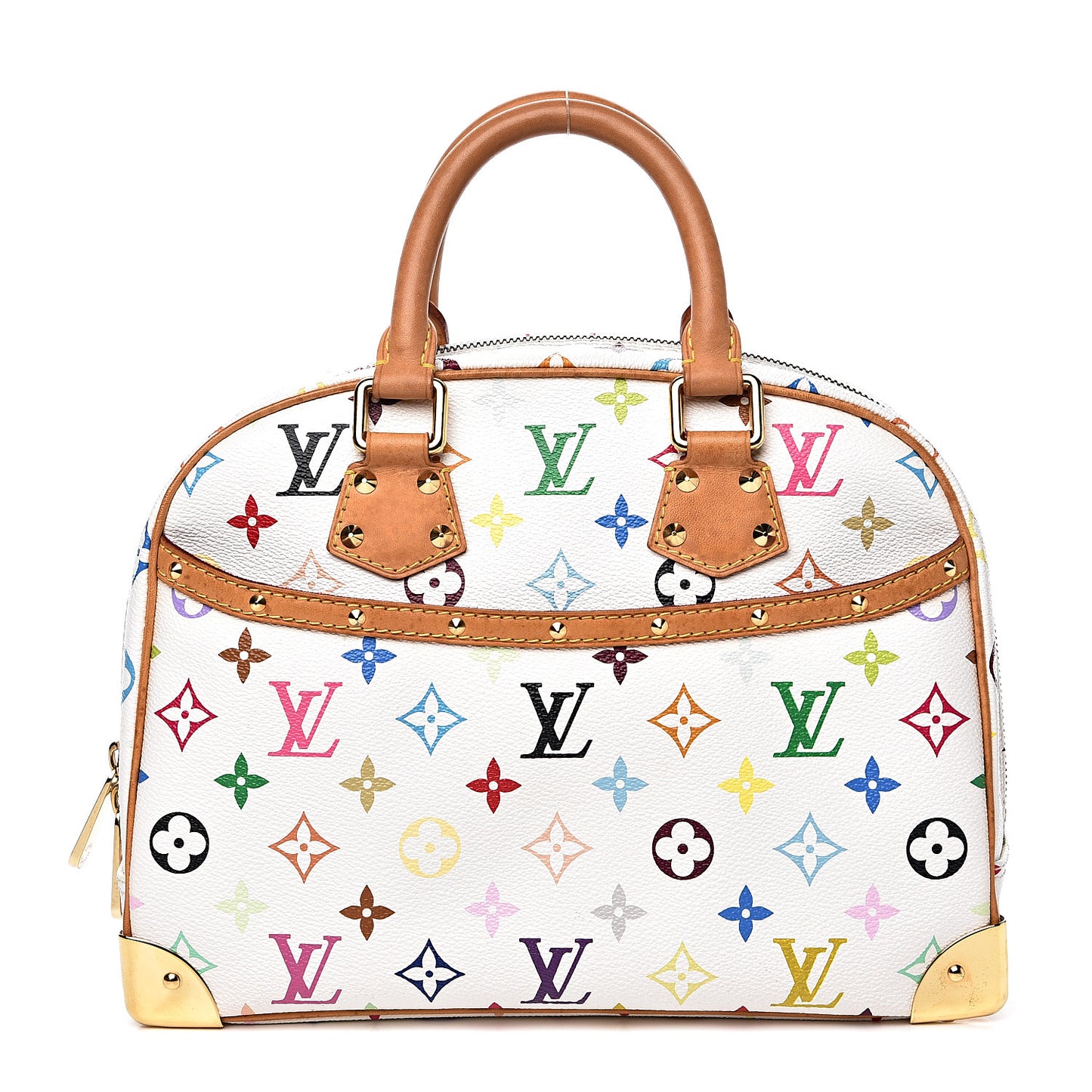 Monogram Multicolor Trouville White