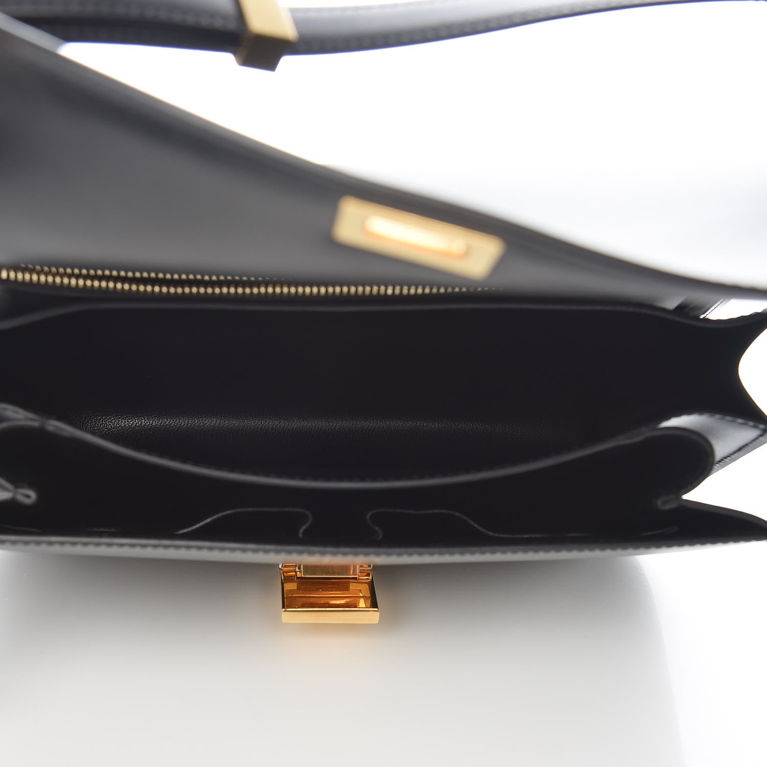 Celine Box Calfskin Medium Classic Box Flap Bag Black 5 of 8