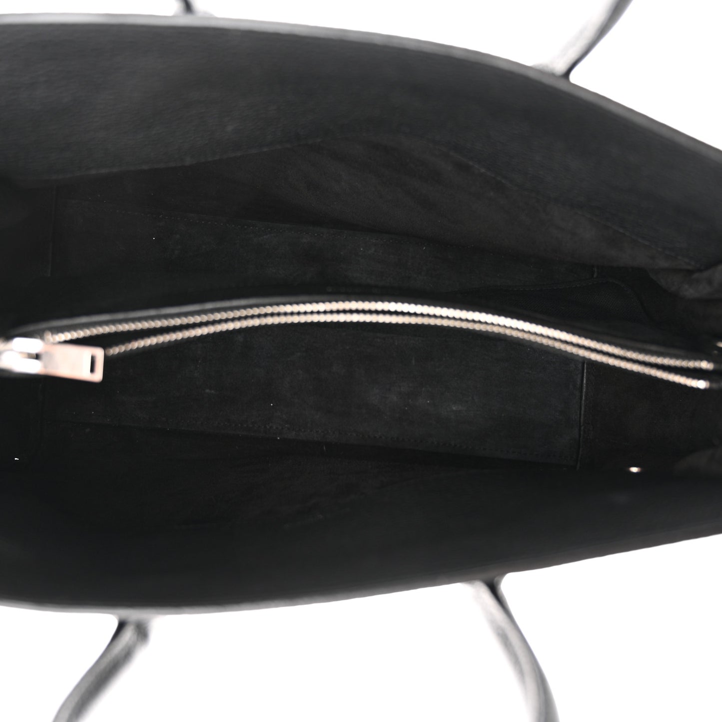Grained Calfskin Small Supple Sac De Jour Black