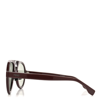 Fendi Acetate FF Aviator Sunglasses FF M0104/S Brown 3 of 7