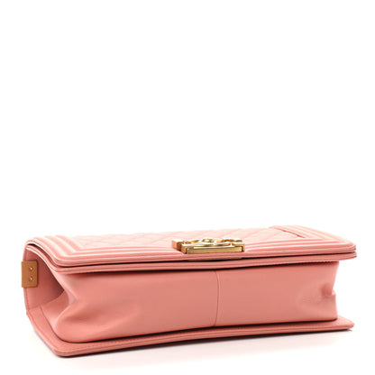 Chanel Caviar Quilted Medium Boy Flap Pink 3 of 10