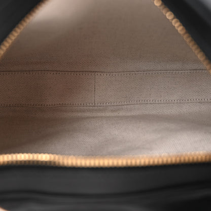 Gucci Aria Calfskin Web Large Attache Shoulder Bag Black 5 of 10