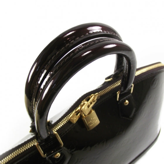 Louis Vuitton Vernis Alma MM Amarante 6 of 9