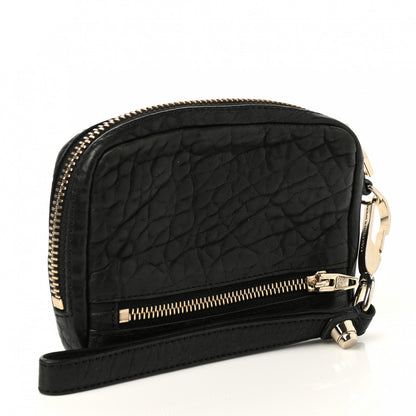 Alexander Wang Pebbled Lambskin Large Fumo Wallet Black 3 of 6