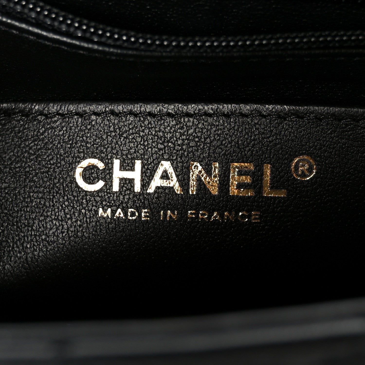 Chanel Lambskin Quilted Mini Rectangular Flap Black 6 of 12