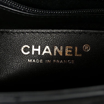 Chanel Lambskin Quilted Mini Rectangular Flap Black 6 of 12