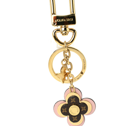 Louis Vuitton Monogram Blooming Flowers BB Bag Charm Key Holder Pink 3 of 3