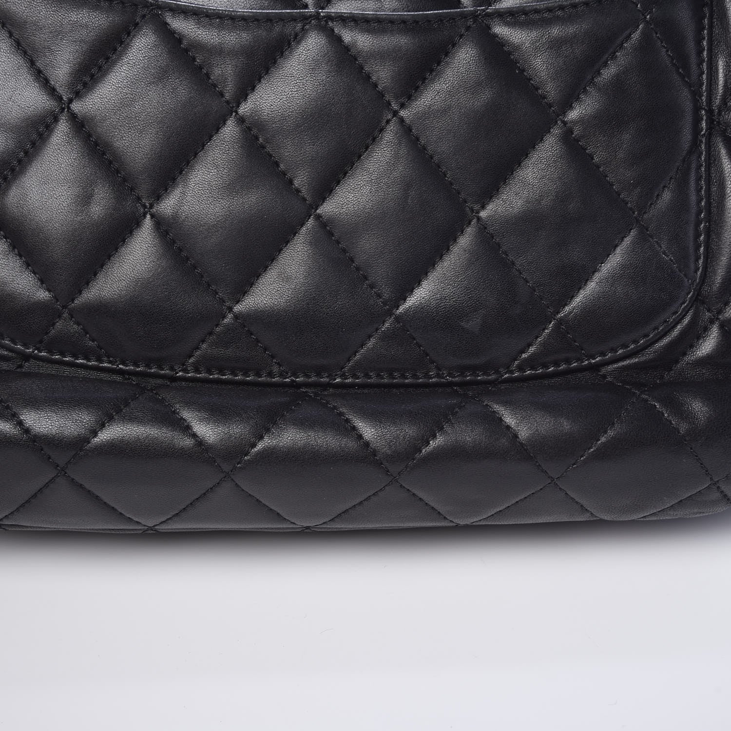 Chanel Lambskin Quilted 3 Maxi Flap Bag Black 14 of 14