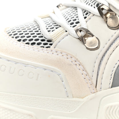 Gucci X SEGA Mesh Calfskin Suede Womens Flashtrek Sneakers 35 Great White 14 of 14