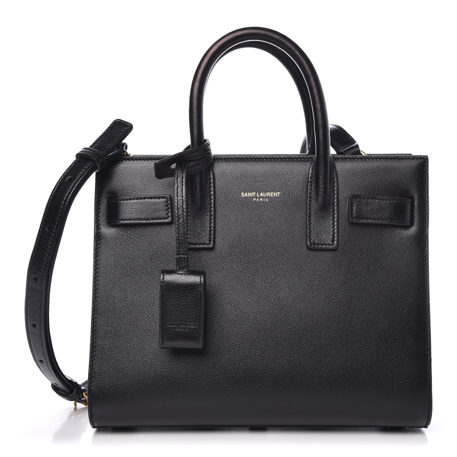 Saint Laurent Calfskin Nano Sac de Jour Black 1 of 7