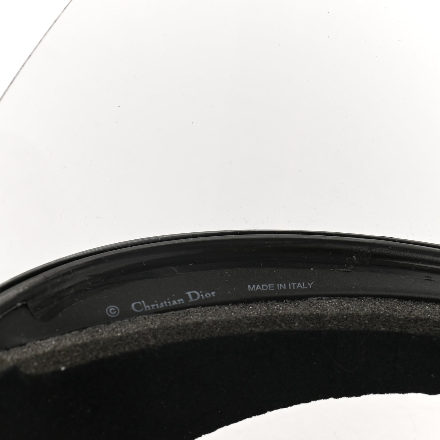 Mirrored DiorClub1 Sun Visor Black