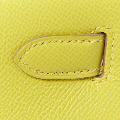 Hermes Epsom Kelly Sellier 28 Lime 9 of 33