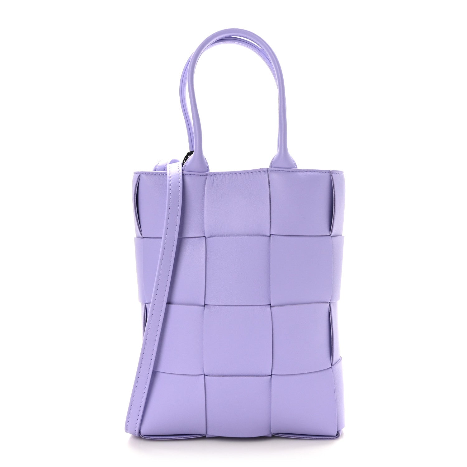 Bottega Veneta Lambskin Maxi Intrecciato North South Cassette Tote Wisteria 1 of 8