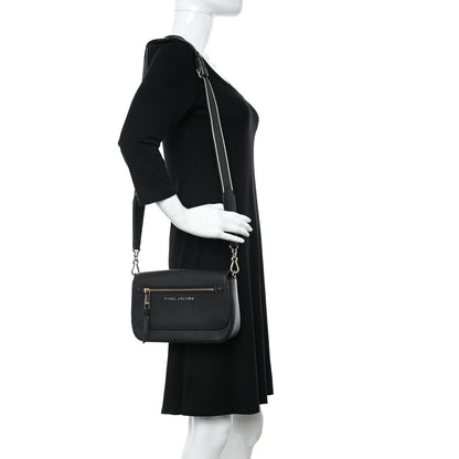 Marc Jacobs Pebbled Calfskin Crossbody Bag Black 2 of 10