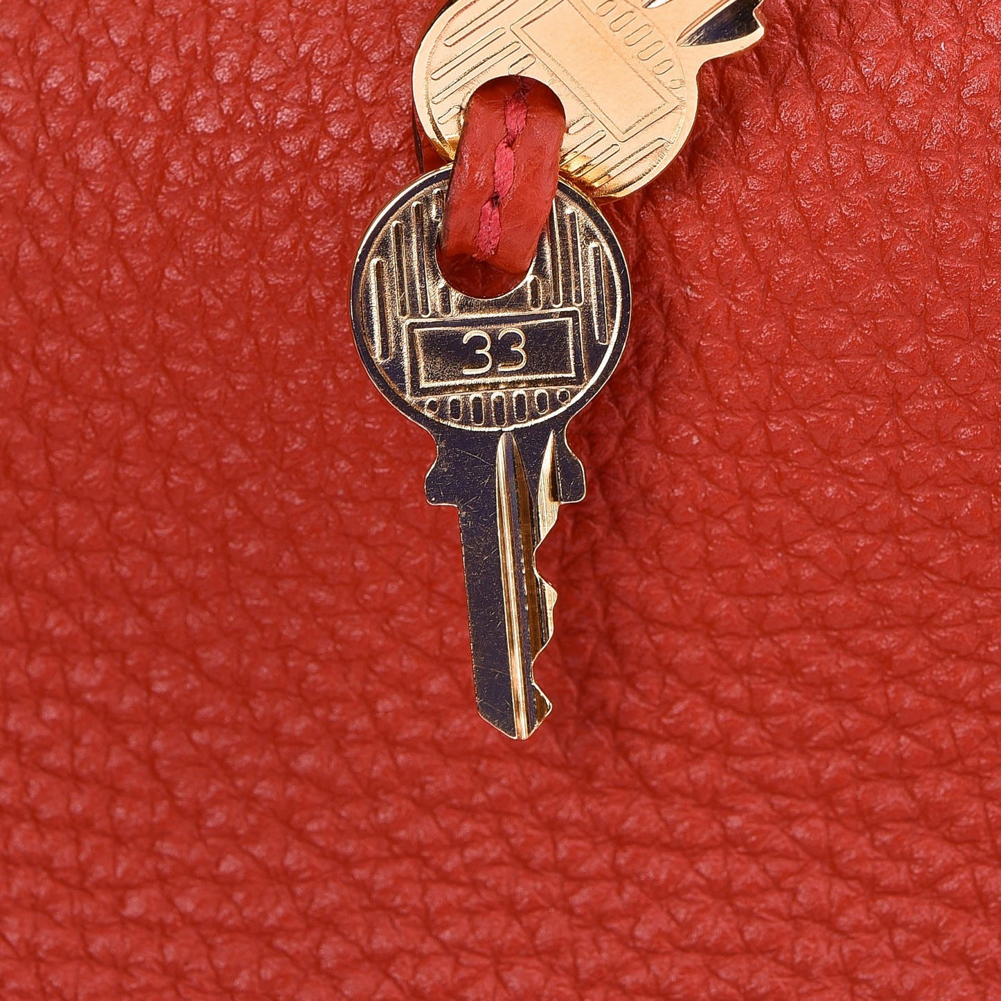 Togo Birkin 35 Rouge Casaque