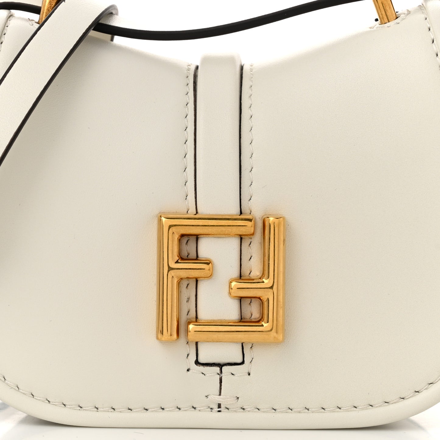 Vitello Brenta Cher Mini Fendi C'mon White Ice