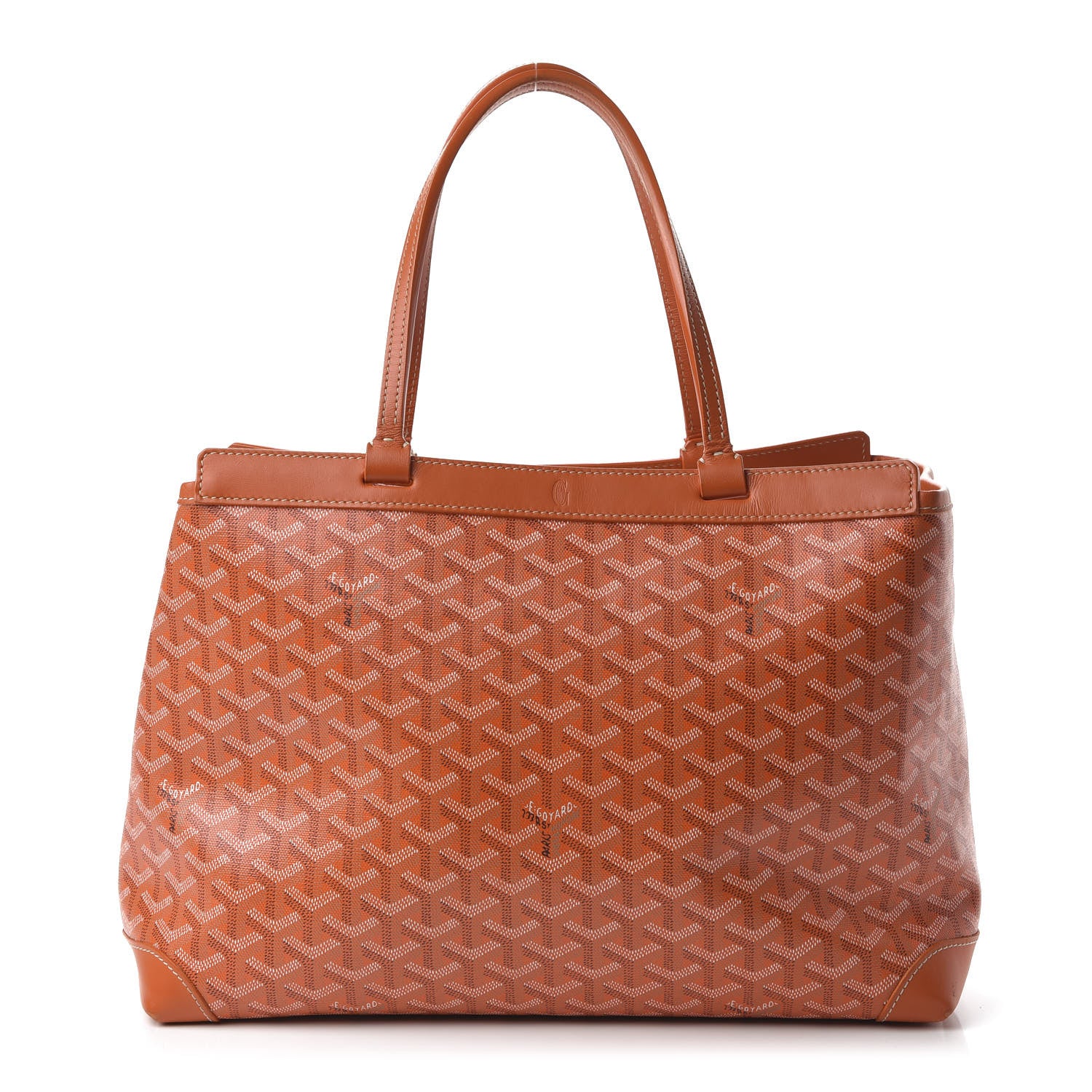 Goyard Goyardine Bellechasse PM Orange 1 of 9