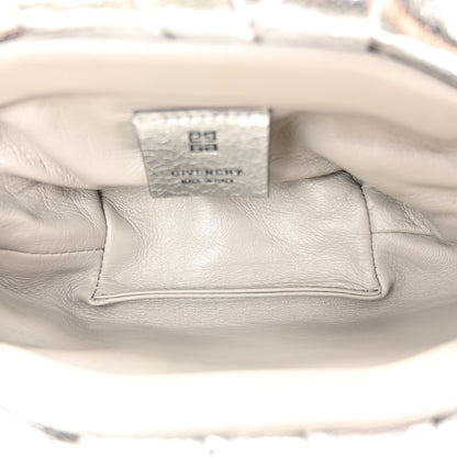 Givenchy Metallic Calfskin Kenny Mini Shoulder Bag Silver 5 of 10