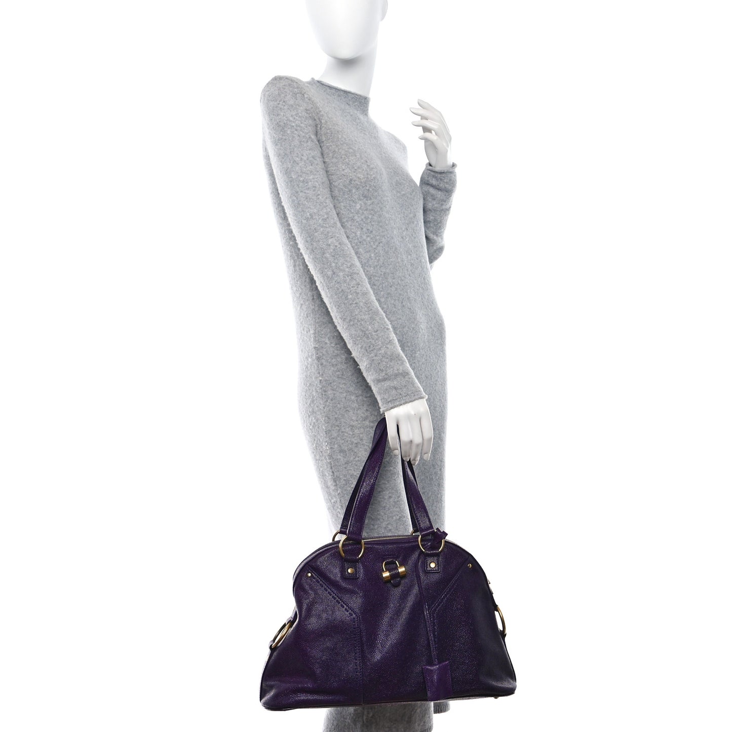 Calfskin Large Muse Purple