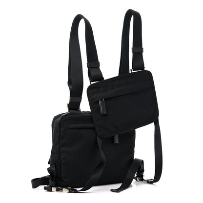 Prada Tessuto Nylon Montagna Harness Bag Black 2 of 11