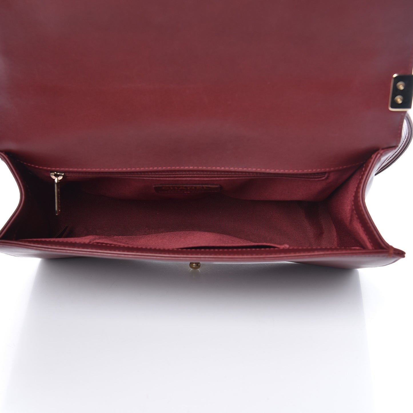 Lambskin Quilted New Medium Boy Flap Red