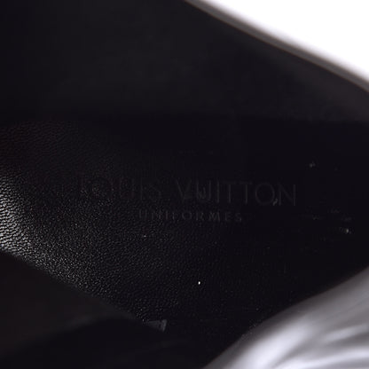 Louis Vuitton Patent Silhouette Ankle Boots 38.5 Black 6 of 9