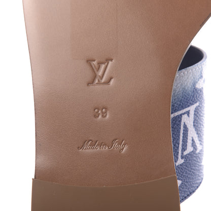 Louis Vuitton Monogram Escale Palma Sandals 39 Blue 8 of 9