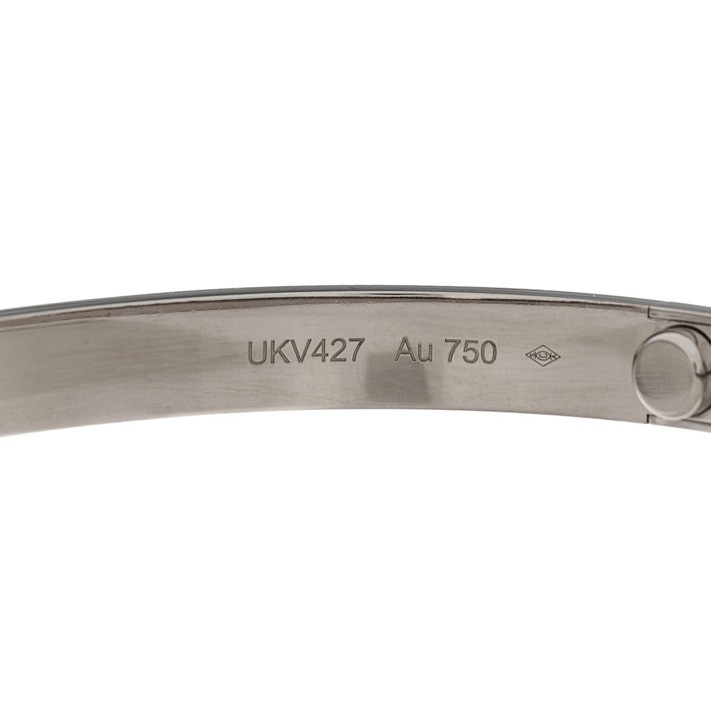 18K White Gold LOVE Bracelet 18