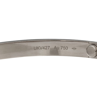 Cartier 18K White Gold LOVE Bracelet 18 6 of 8