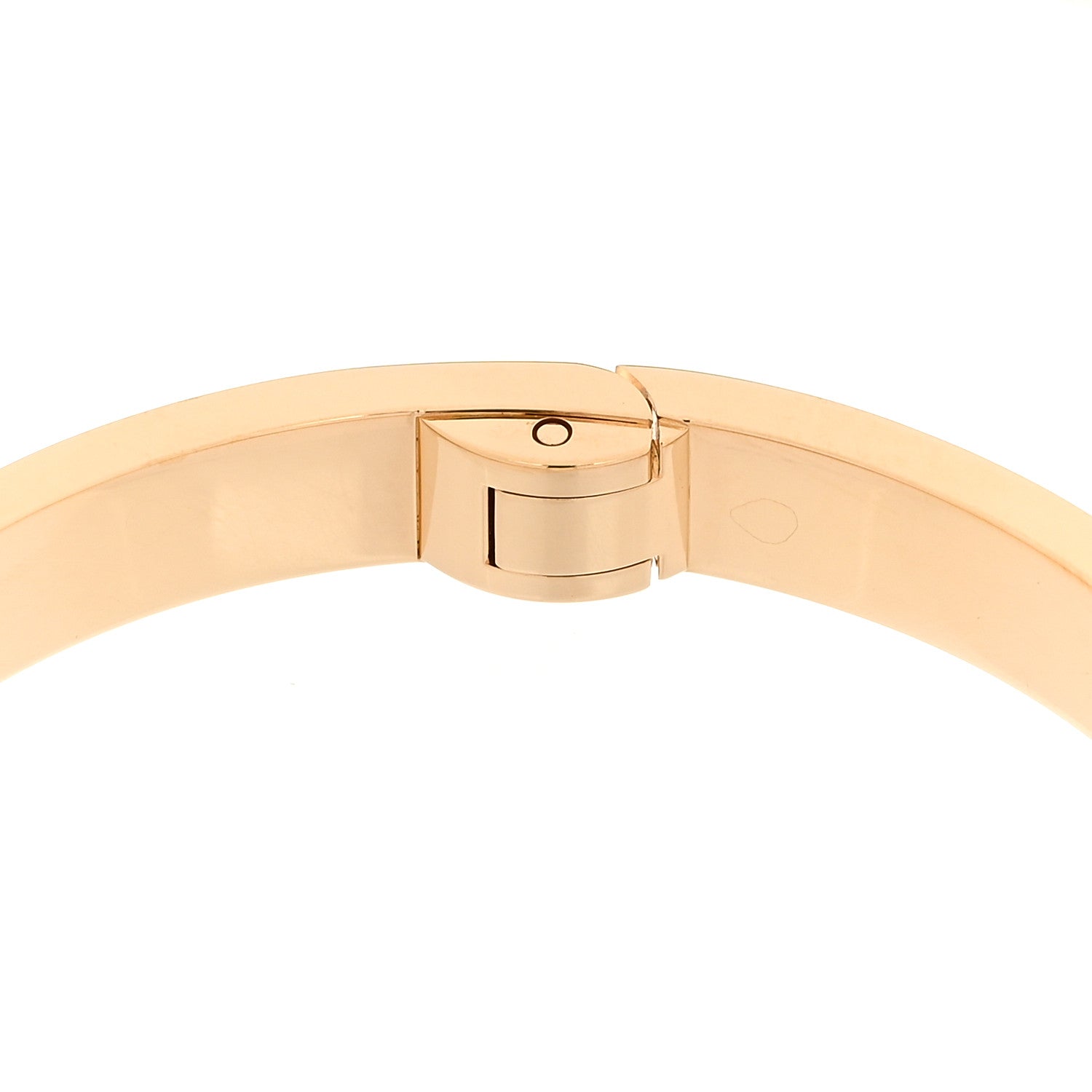 Cartier 18K Yellow Gold LOVE Single Screw Bracelet 17 8 of 9