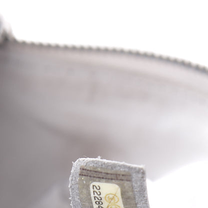 Chanel Metallic Grained Calfskin Quilted Casual Rock Waist Bag Fanny Pack Silver 7 of 18